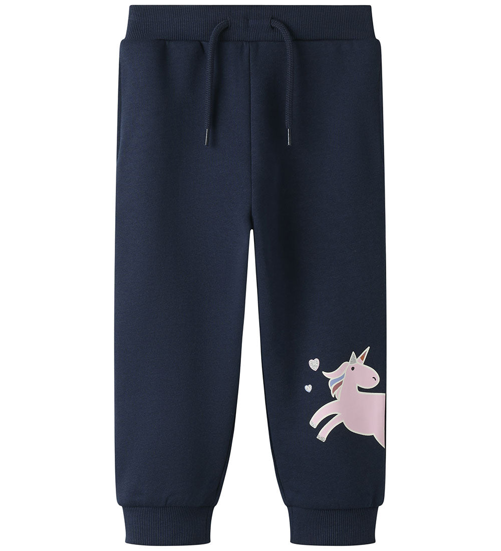 Name it - NMFBIRKY NREG PANT SWEAT BRU Navl Blazer