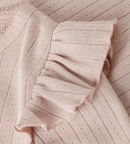 Lil Atelier Bluse - Bomuld/Modal - NmfRachel - Misty Rose m. Hul