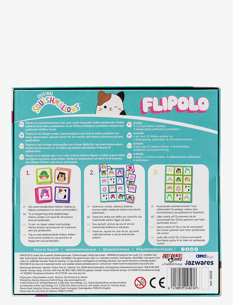 Squishmallows GAMES Squishmallows Flipolo - Memo
