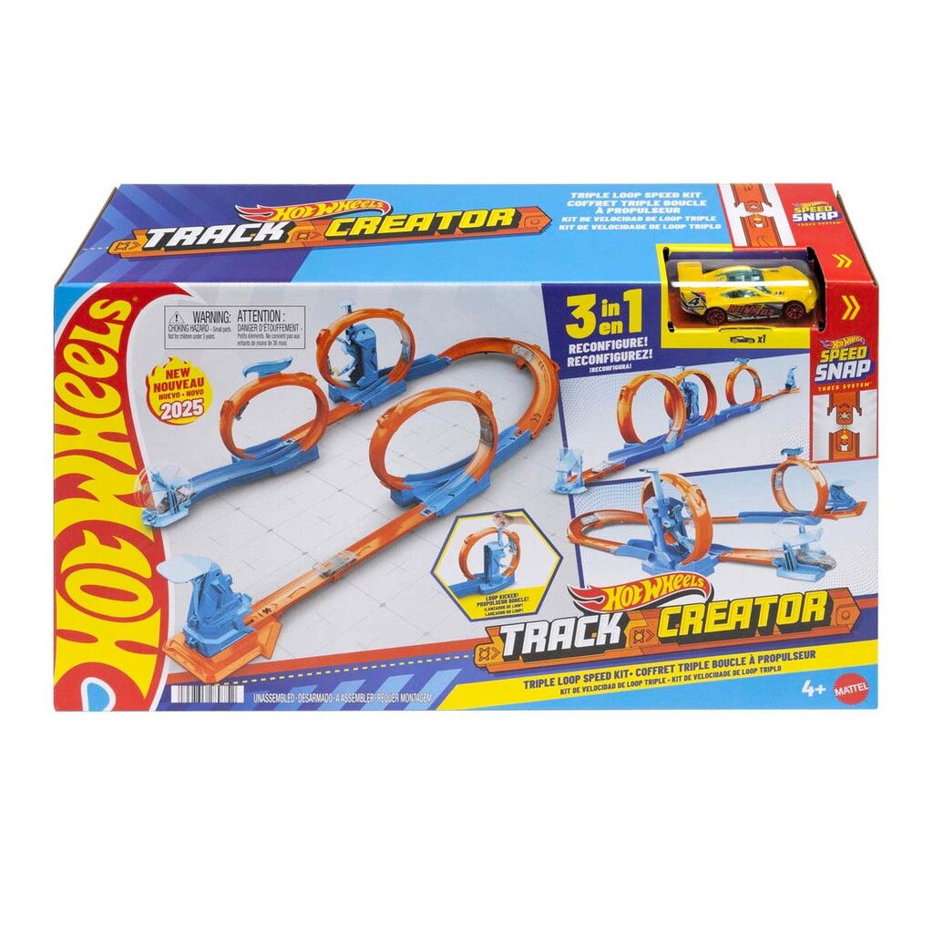 Hot Wheels Track Creator Triple Loop Frenzy