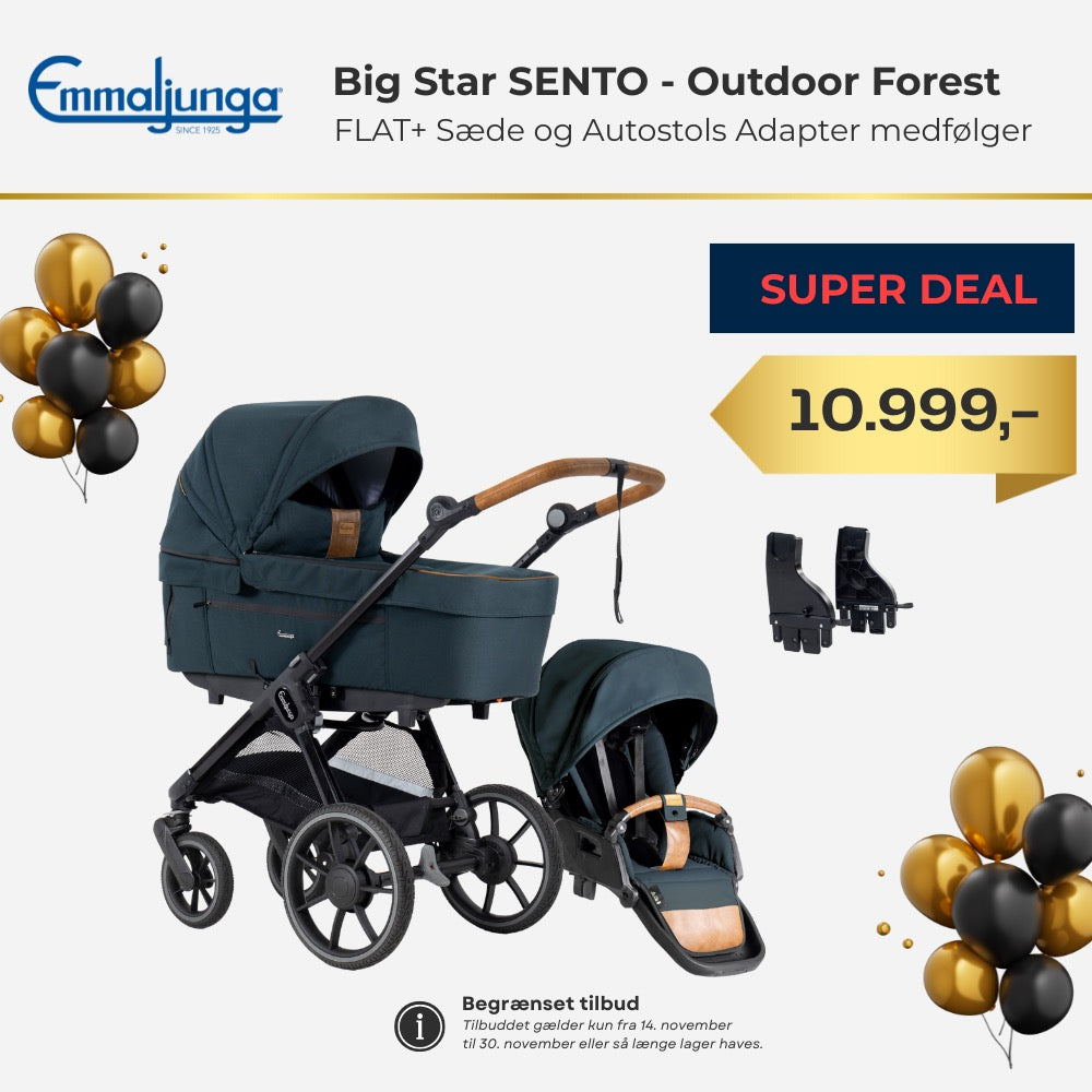 Emmaljunga Big Star Sento Outdoor Forest (SUPER DEAL)