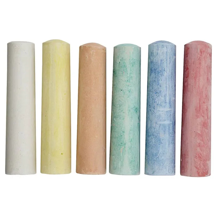 sidewalk chalk 6 stk.
