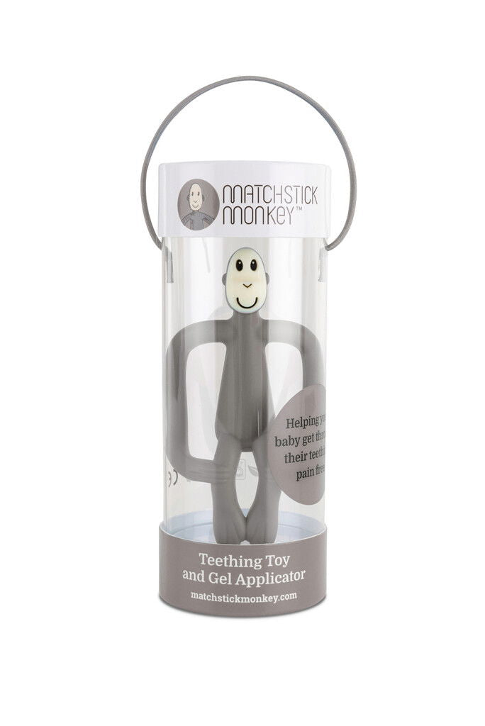 Matchstick Monkey Teething Grey