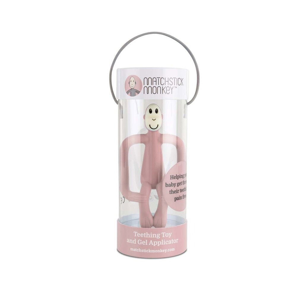 Matchstick Monkey Teething Dusty Pink