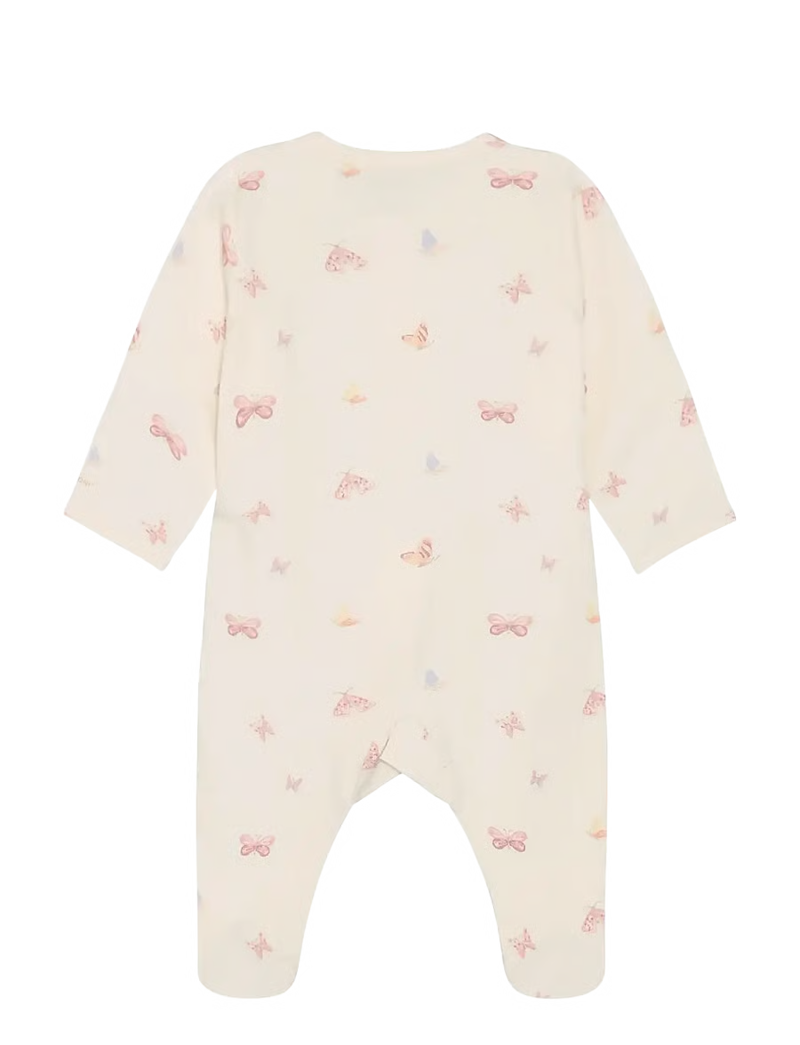 Fixoni Nightsuit w. Feet 423088 "sommerfugle"