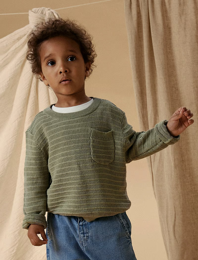 Lil'Atelier NMMTHUNDER LS KNIT LIL - Trøjer