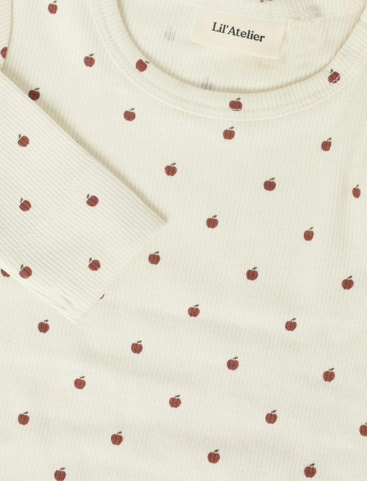 Lil´ Atelier - nbngago kim ls slim top lil turtledove apple 261