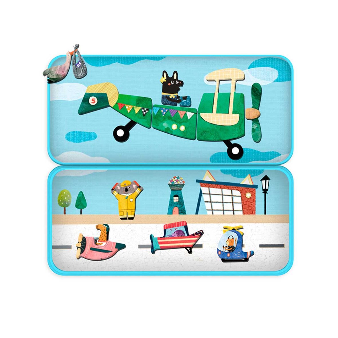 mierEdu - Magnetisk rejsesæt - Flyvemaskiner