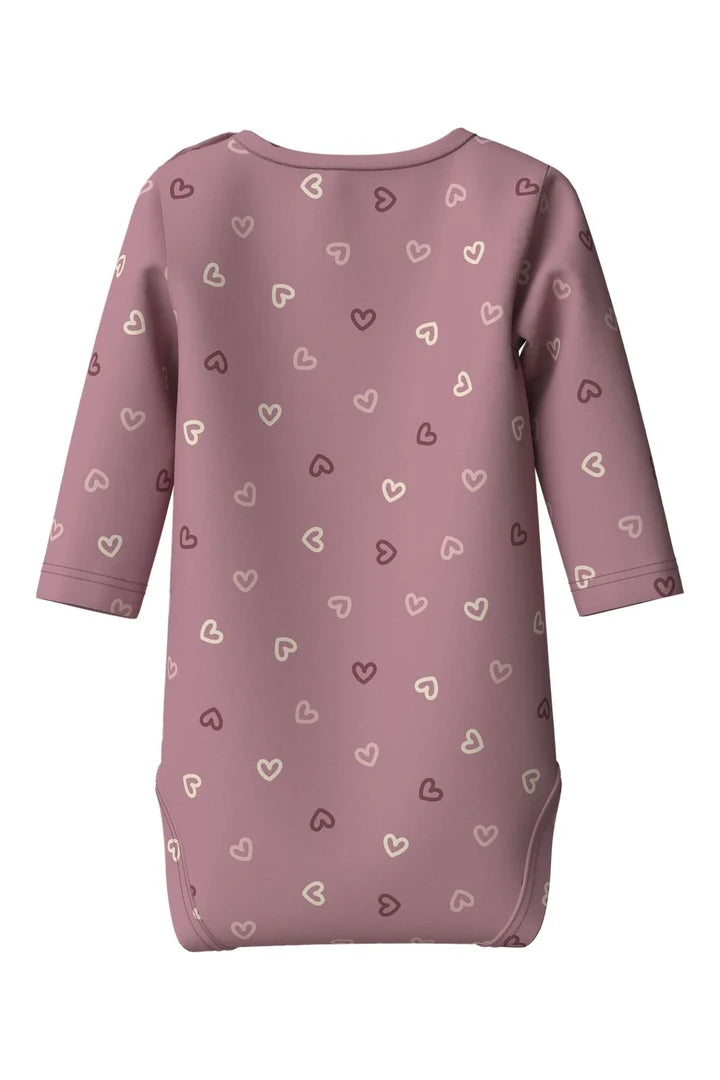 Name It nbfvandora ls body box lilas/hearts2
