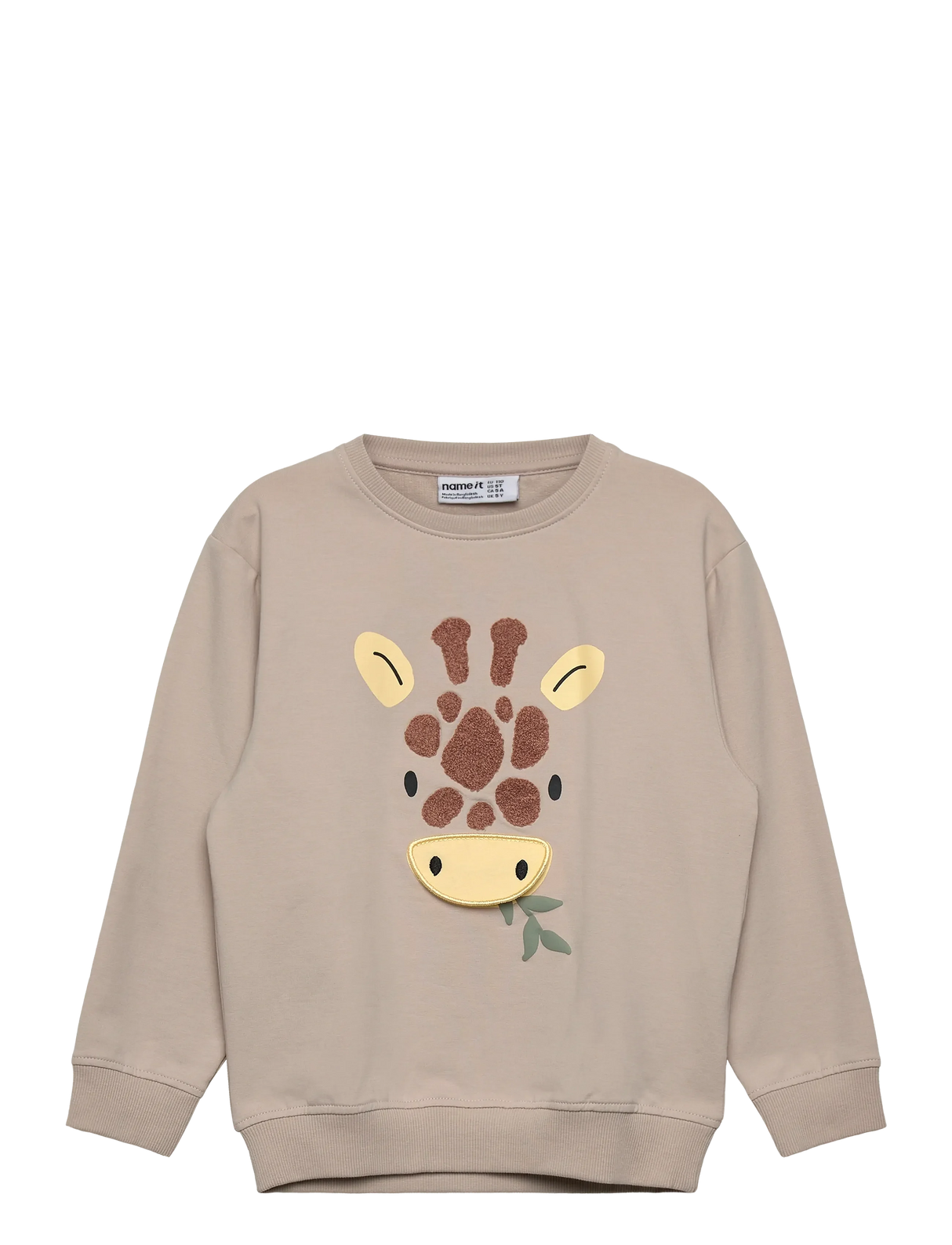 Name It - nmmhole ls nreg sweat unb chateau gray "85"