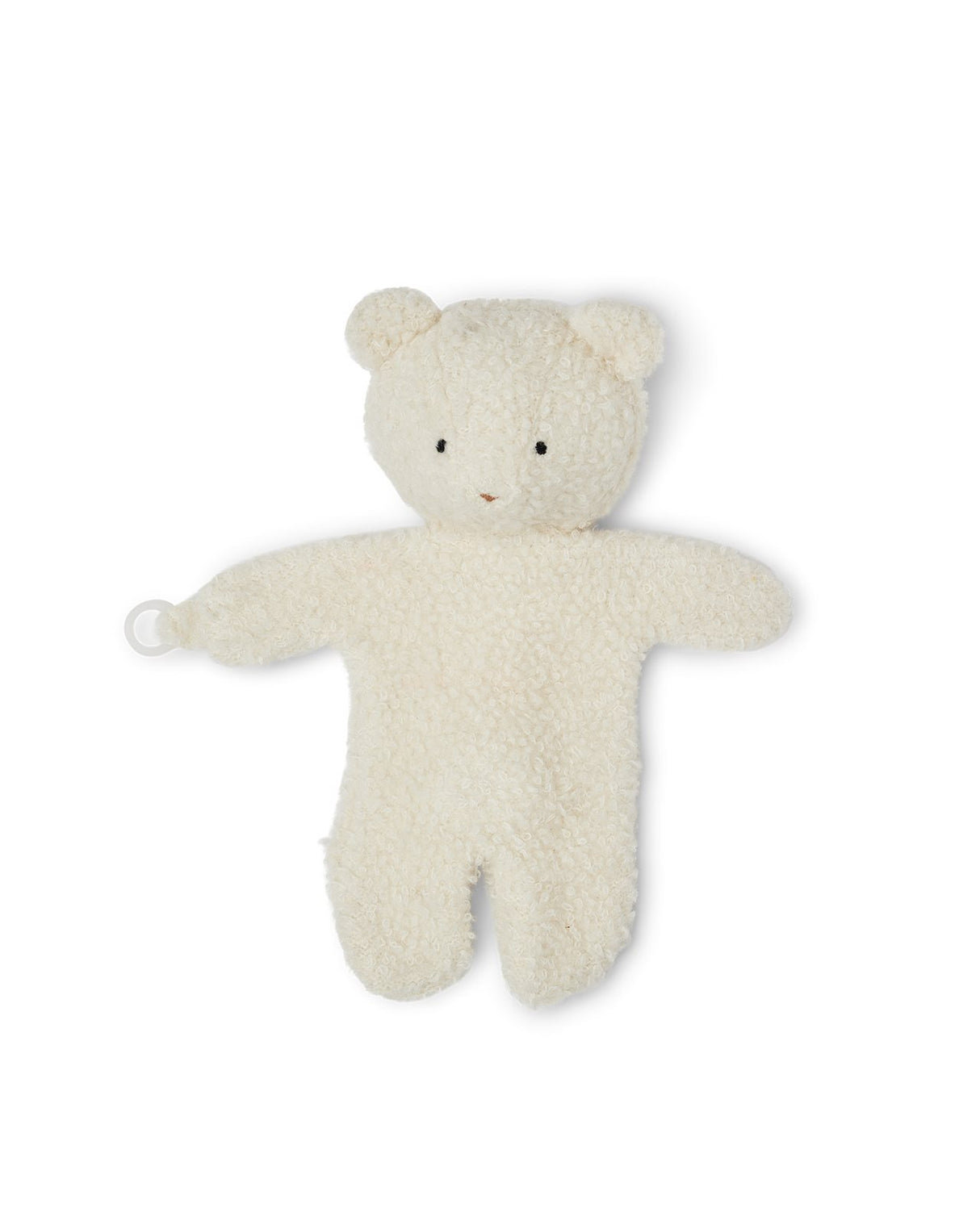 Smallstuff Nusseklud, bouclé merino uld, off white