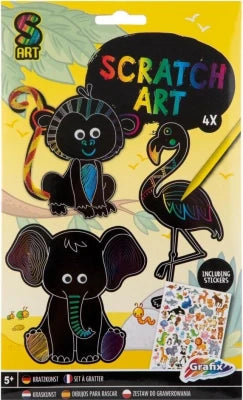scratch art Dyr