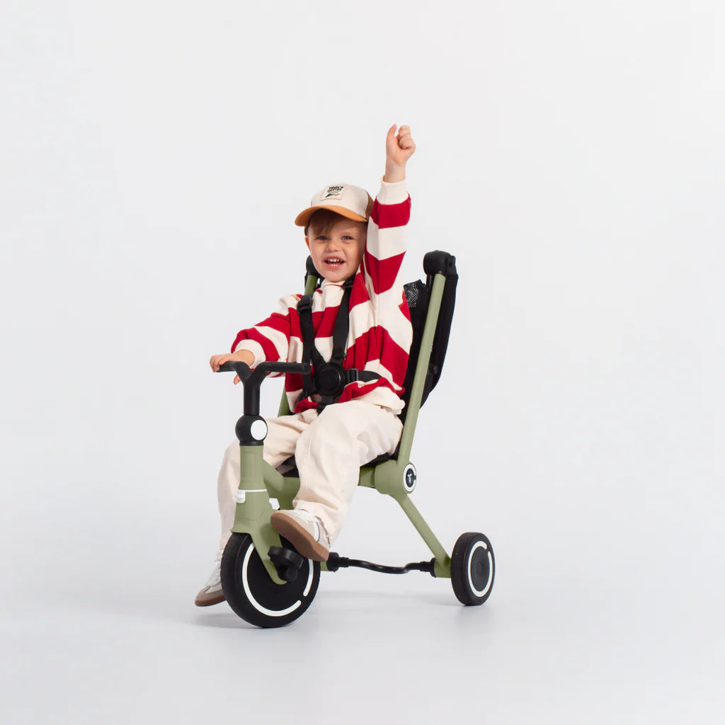 SmarTrike Wonder Olive / Cykelklapvogn