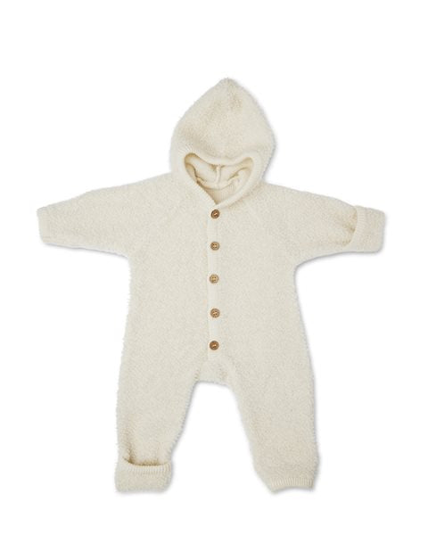 Smallstuff Heldragt, bouclé uld, off white