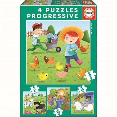 Educa 6-9-12-16  Farm Animals