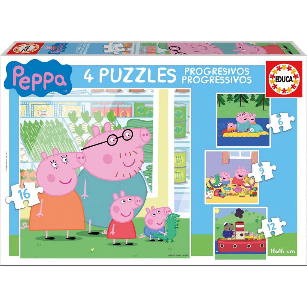 Educa 6-9-12-16 Peppa Pig