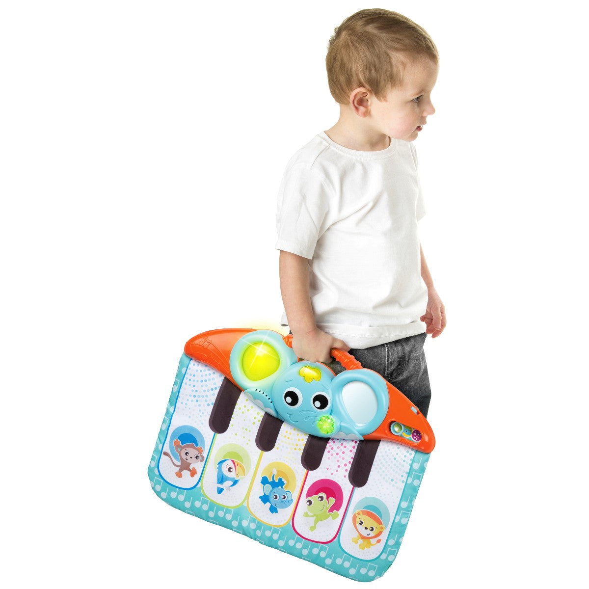 PlayGro Piano/sparke måtte m/musik & lys