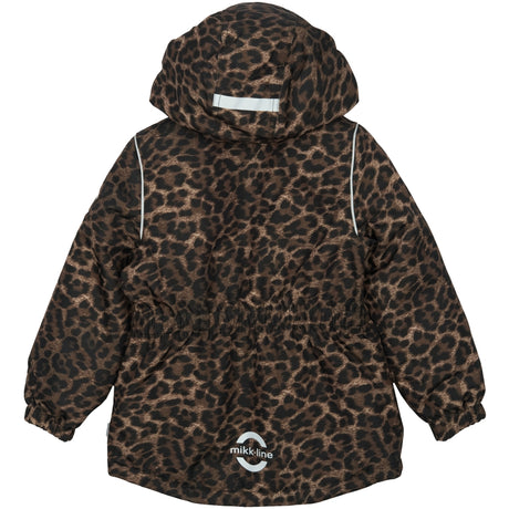 Mikk-Line Vinterjakke "waist AOP" - Leopard