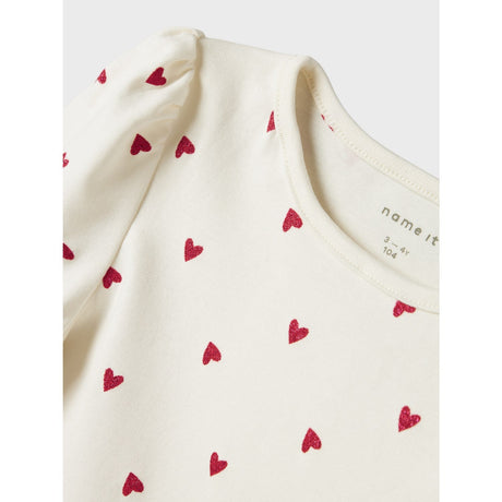 Name It Cloud Dancer Dheart Bluse