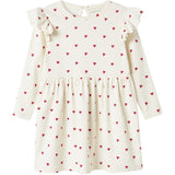 Name It Cloud Dancer Dheart Kjole