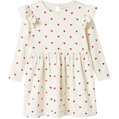 Name It Cloud Dancer Dheart Kjole