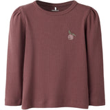 Name It Rose Brown Nmfolika Ls Xsl Top