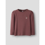 Name It Rose Brown Nmfolika Ls Xsl Top