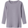Name It Lavender Gray Nmfkab Ls Top Noos
