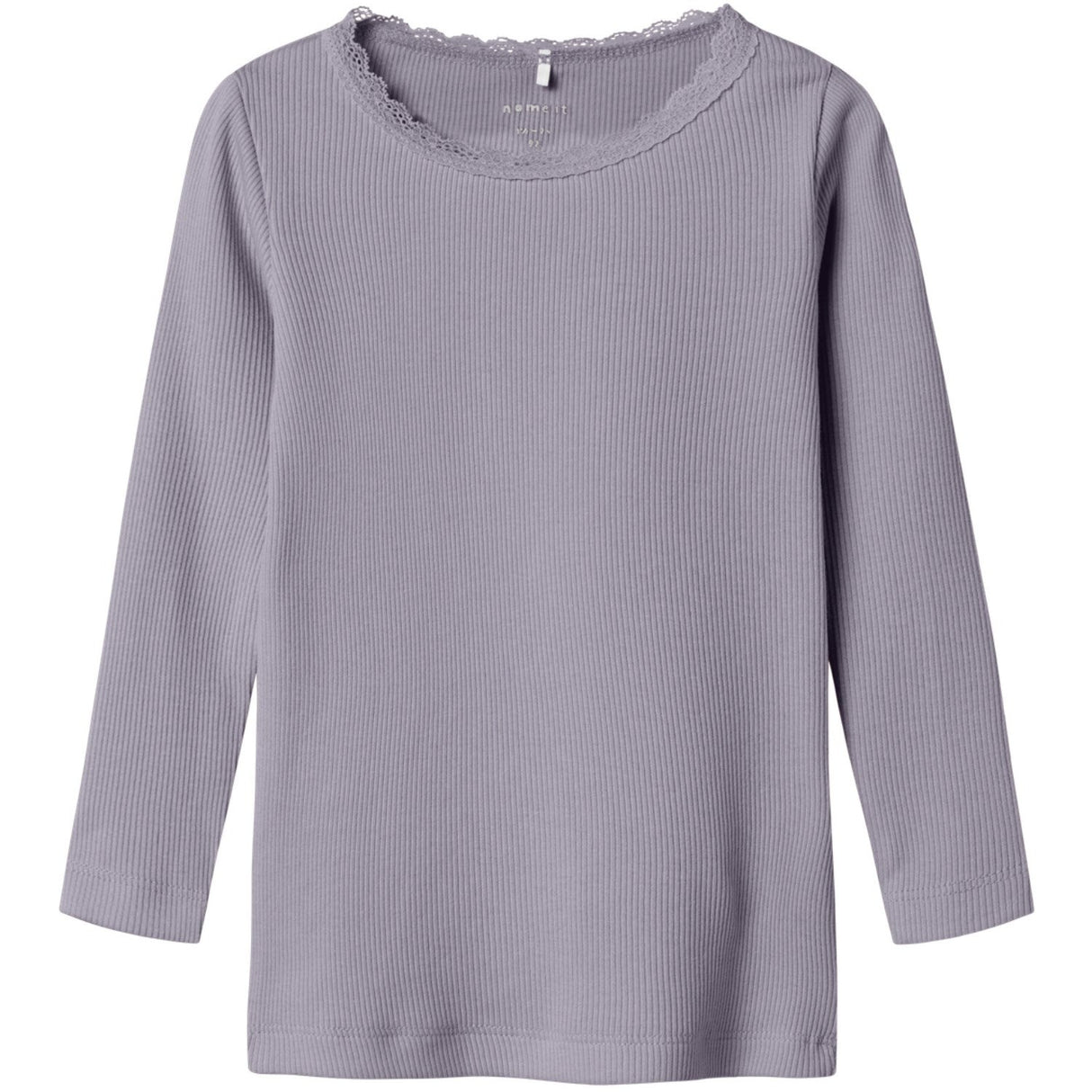 Name It Lavender Gray Nmfkab Ls Top Noos