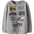 Name It Grey Melange Nmmorson Tonka Nreg Sweat Bru Cplg
