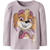 Name It Keepsake Lilac Nmfnaja Paw Ls Top Box Cplg