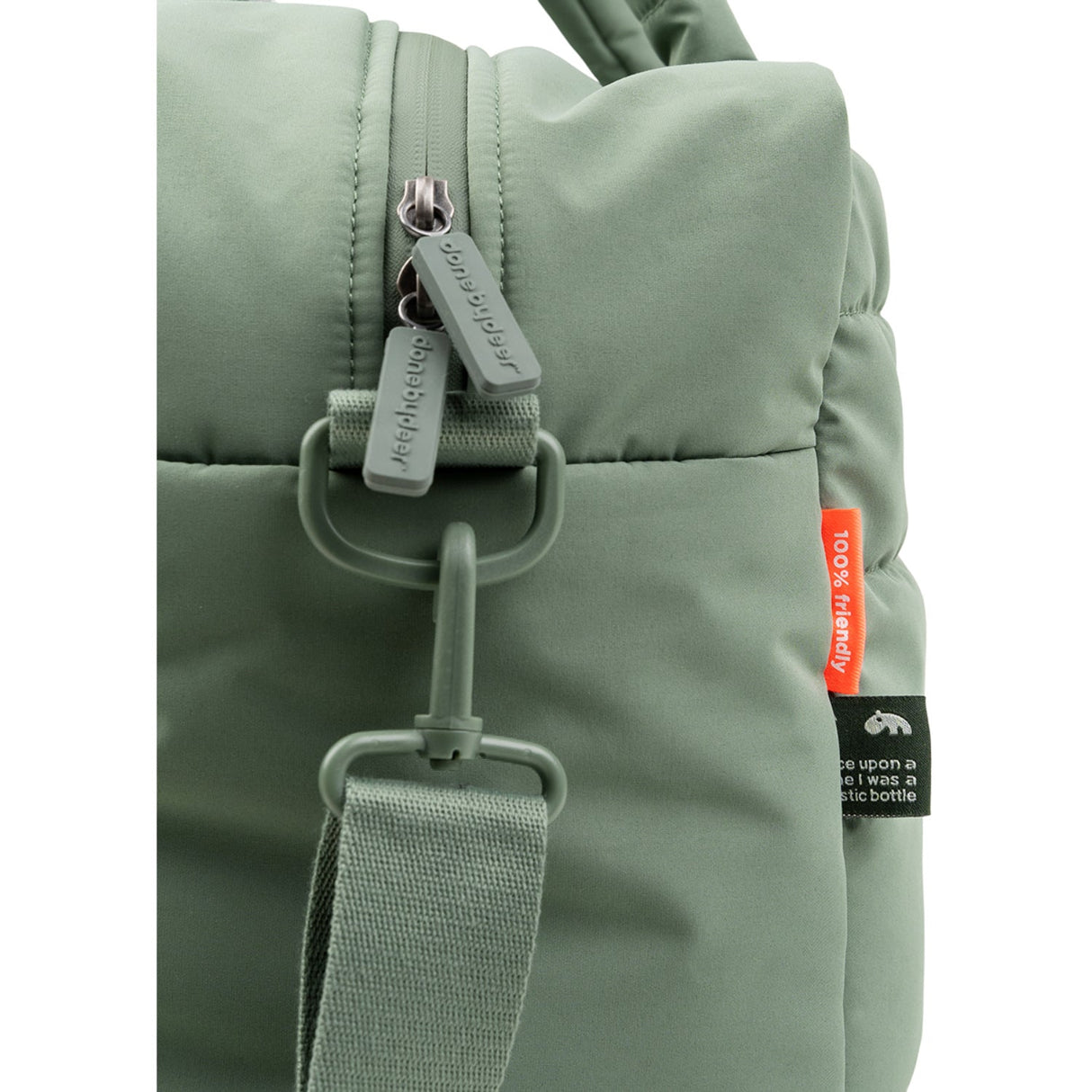 DonebyDeer Green Quiltet Pusletaske