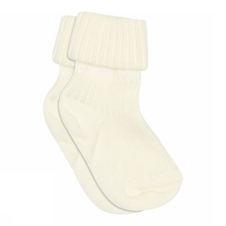 Cotton rib baby socks - Snow White