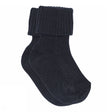 Cotton rib baby socks - Navy
