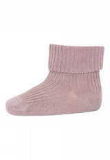 Ida glitter socks - Mauve Shadows