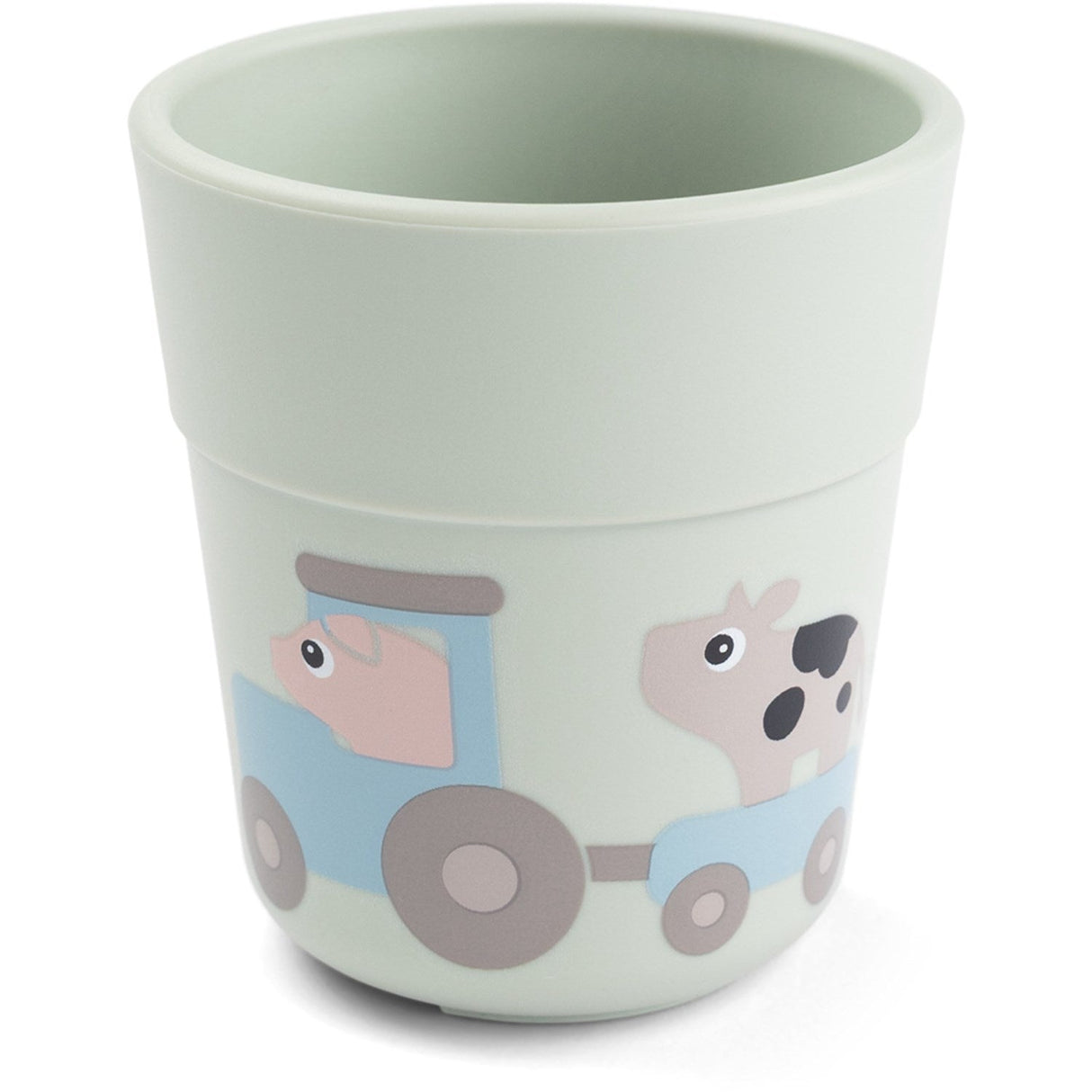 DonebyDeer Green Foodie Spisesæt Med Sugekop Tiny Farm