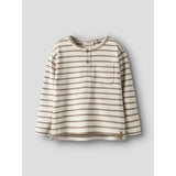 Lil'Atelier Turtledove Sepia Tint Nmmlimia Nob Ls Loose Top Lil