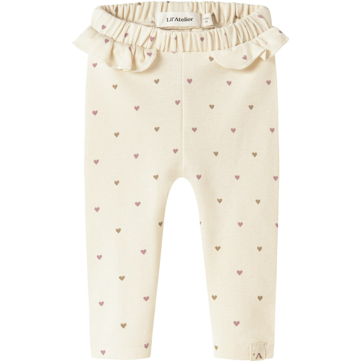 Lil'Atelier Turtledove Heart Nbflalo Tai Slim Leggings Lil