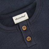 Minymo - Mørkeblå ribbody 114205
