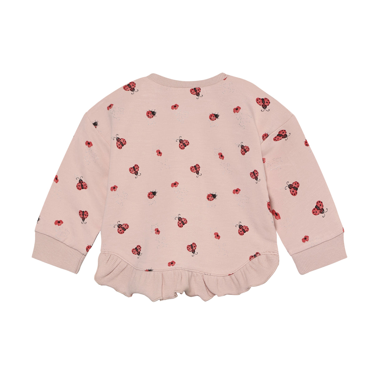Minymo - Lyserød trøje med mariehøns 114216