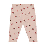 Minymo Lyserøde leggings med mariehøns 114233