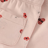 Minymo Lyserøde leggings med mariehøns 114233