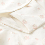 Minymo - Hvid kortærmet body med blomster 114302