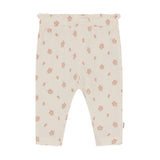 Minymo - Hvide bukser med blomster 114328