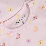 Minymo - Lyserød body med sommerfugle 114342