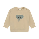 Minymo - Beige Trøje med Elefant 114355