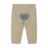Minymo - Sweatpants - White Pepper "Elefant" 114375