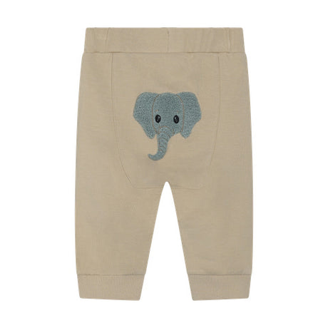 Minymo - Sweatpants - White Pepper "Elefant" 114375