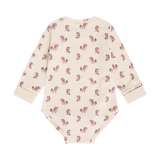 Body LS AOP Sweat - Pink Tint
