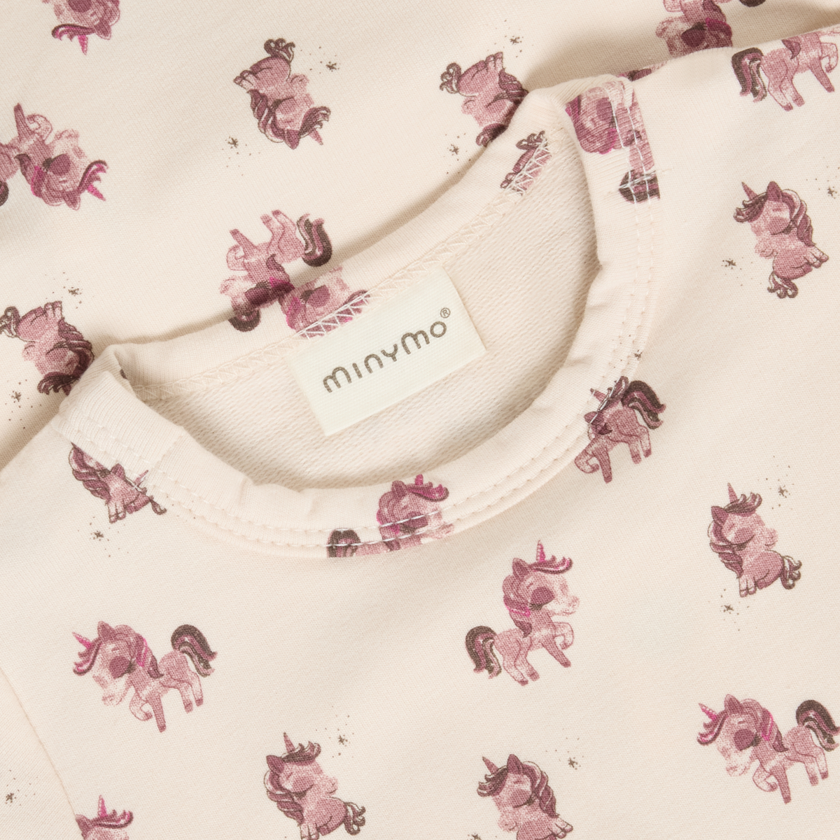 Body LS AOP Sweat - Pink Tint
